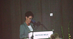 Renate Canisius.Kongress Musik und Visionen 1999. Brasil-Europa 500 Jahre. DW und ISMPS/ABE. Ltg.A.A.Bispo. Copyright ISMPS